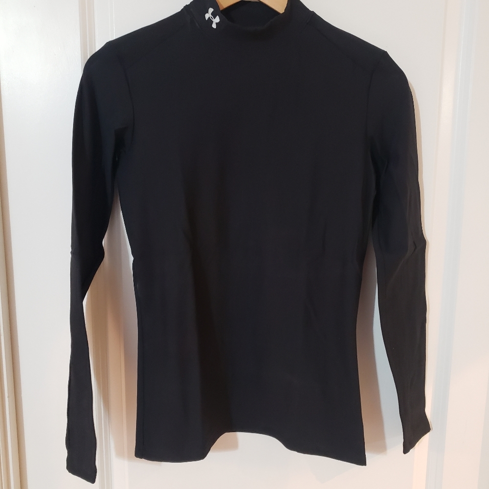 Mens Under Armour Mock Neck Base Layer